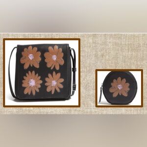 Vera Bradley Flap Hipster w/ Essential Round Zip Pouch - Vegan Leather